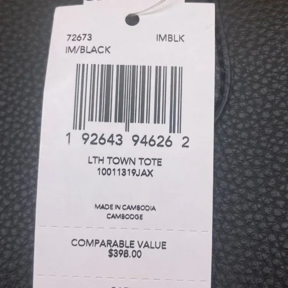 COACH Black Large Tote - Picture 4 of 4